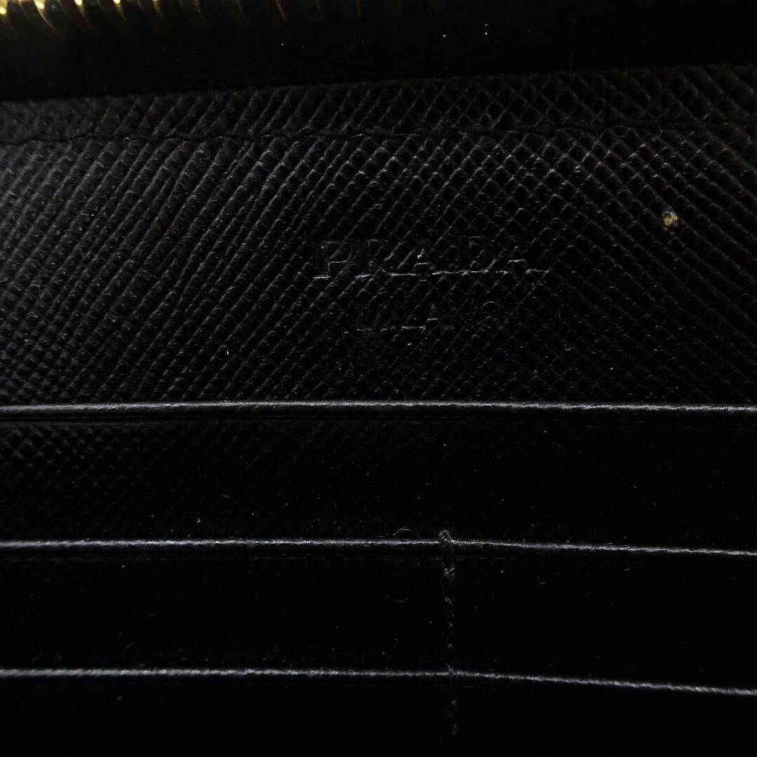 PRADA(プラダ)のプラダ 長財布 ナイロン ラウンドファスナー ブラック レディース PRADA レディースのファッション小物(その他)の商品写真