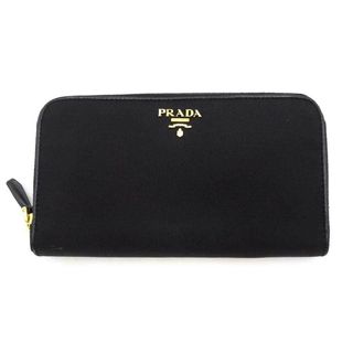 プラダ(PRADA)のプラダ 長財布 ナイロン ラウンドファスナー ブラック レディース PRADA(その他)