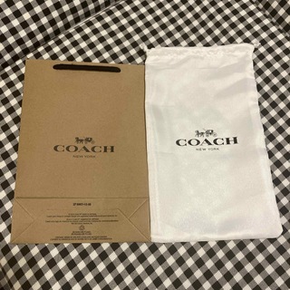 コーチ(COACH)の新品　コーチ　保存袋　紙袋　ショップ袋　ショッパー(ショップ袋)