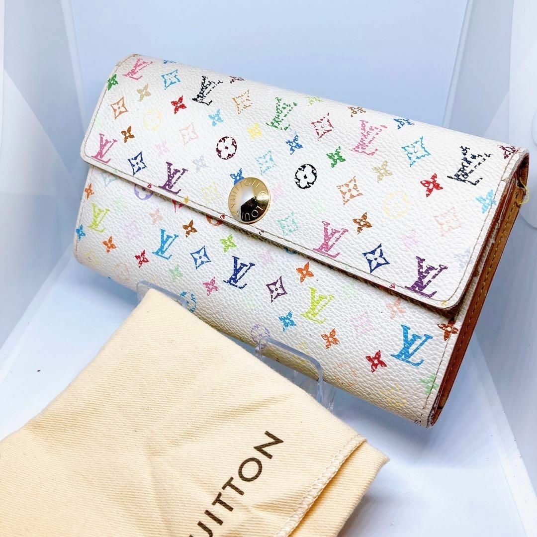 725 ルイヴィトン モノグラム マルチカラー 白 二つ折り財布 長財布 財布 | フリマアプリ ラクマ 725 ルイヴィトン モノグラム マルチカラー 白 二つ折り財布 長財布 財布 | フリマアプリ ラクマ