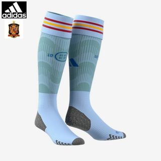 アディダス(adidas)の★送料無料★UK直輸入★アディダス★スペイン 22-23 ストッキング★薄青/M(ウェア)