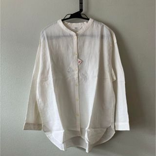 ユニクロ(UNIQLO)のユニクロ リネンブレンド 七分袖 バンドカラーシャツ(シャツ/ブラウス(長袖/七分))