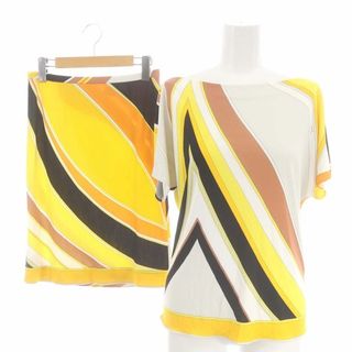 エミリオプッチ(EMILIO PUCCI)のエミリオプッチ セットアップ 上下 ドルマンカットソー 半袖 タイトスカート(カットソー(半袖/袖なし))