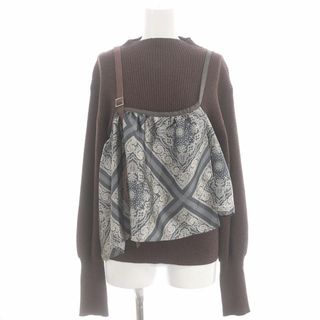 Ameri VINTAGE - アメリヴィンテージ HANG SCARF KNIT セーター キャミソール