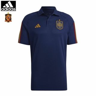 アディダス(adidas)の★送料無料★UK直輸入★アディダス★スペイン WC2022 ポロシャツ★紺/M★(ウェア)