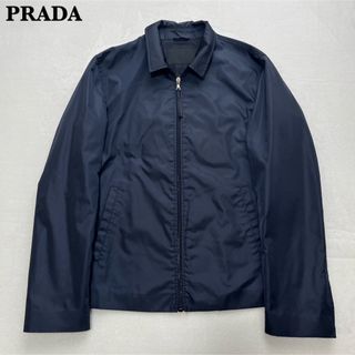 PRADA - 【極美品】PRADA プラダ ナイロン スウィングトップ ネイビー M