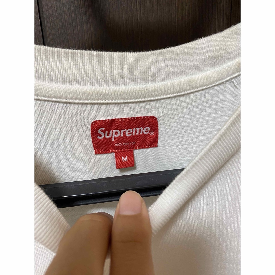 supreme small box logo tee Tシャツ 白 M メンズのトップス(Tシャツ/カットソー(半袖/袖なし))の商品写真