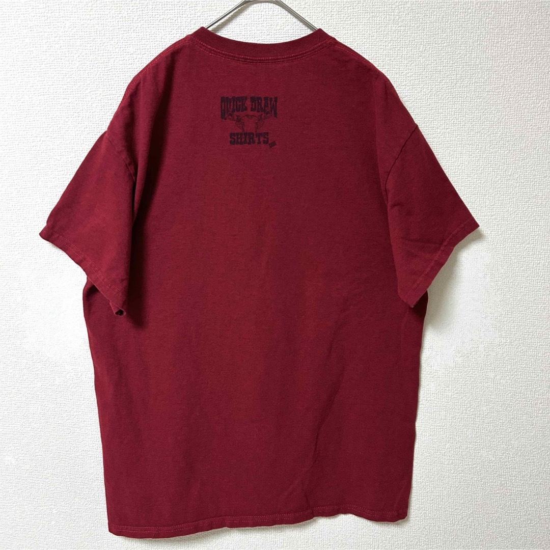 輸入品 古着 半袖Tシャツ 憲法修正第 2 条クラシック T シャツ レッド メンズのトップス(Tシャツ/カットソー(半袖/袖なし))の商品写真