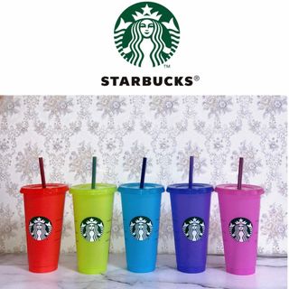 スターバックス(Starbucks)の【新品 5個set 】Starbucks カラーチェンジリユーザブルカップ(タンブラー)