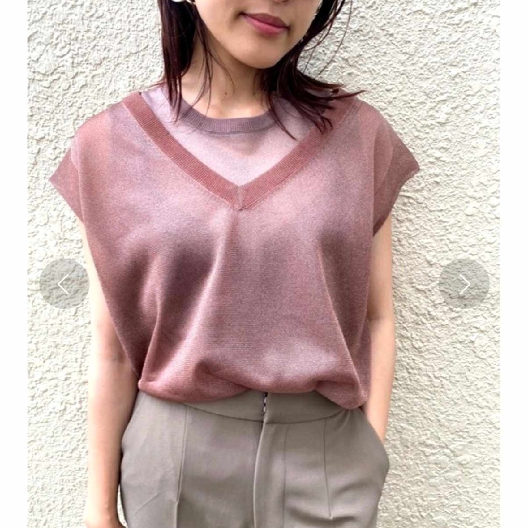 Ameri【タグ付新品】セット シアー トップス Ameri【タグ付新品】セット シアー トップス