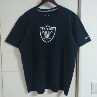 NIKE - NIKE ナイキ 両面プリントTシャツ NFL レイダース 古着 アメフト