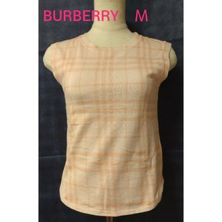 バーバリー(BURBERRY)のバーバリー ノースリーブトップス M(カットソー(半袖/袖なし))