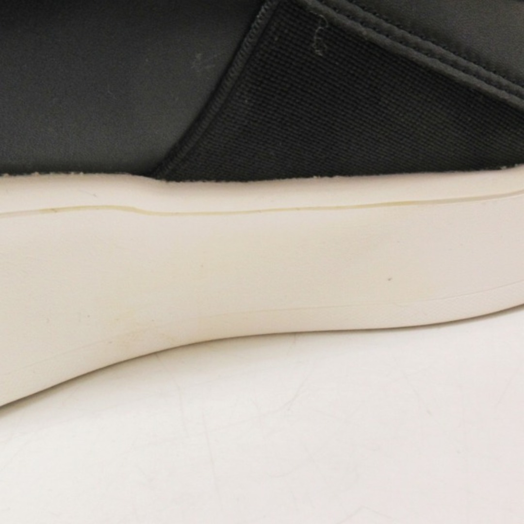 DIANA(ダイアナ)のダイアナ スニーカー スリッポン 厚底 ビジュー 黒 白 21.5cm ■023 レディースの靴/シューズ(スニーカー)の商品写真