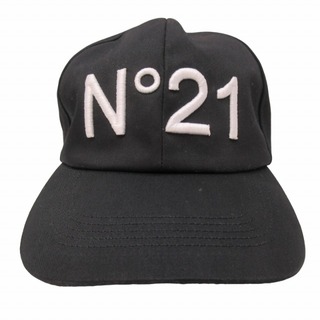 ヌメロヴェントゥーノ(N°21)のヌメロヴェントゥーノ N°21 近年 キャップ 帽子 野球帽 ロゴ 刺繍 黒 (キャップ)