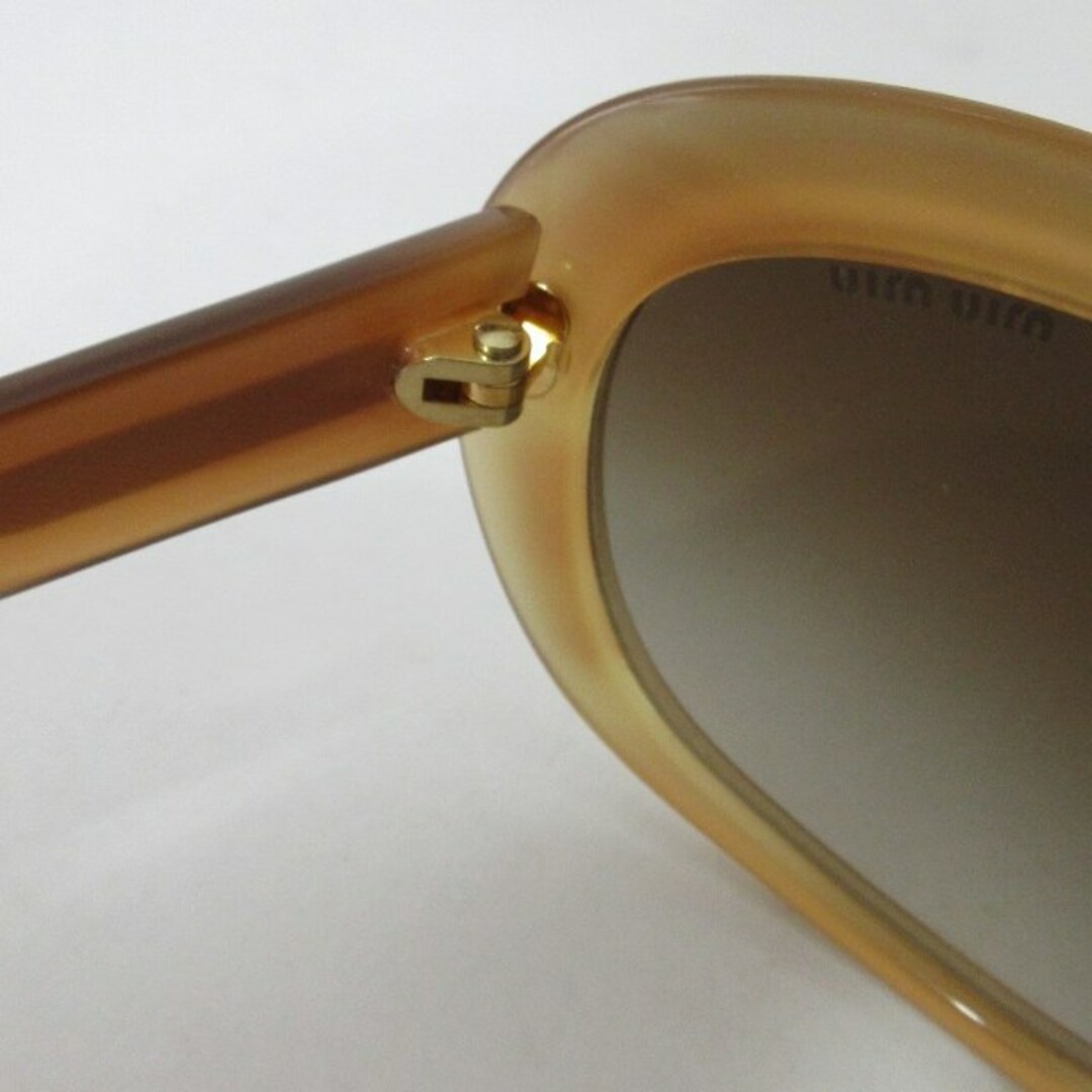 miumiu(ミュウミュウ)のmiumiu サングラス SMU03LA メガネ アイウェア ブラウン 茶系 レディースのファッション小物(サングラス/メガネ)の商品写真