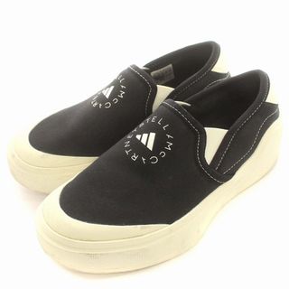 adidas by Stella McCartney - ステラマッカートニー adidas 厚底 スニーカー スリッポン 23.5 黒