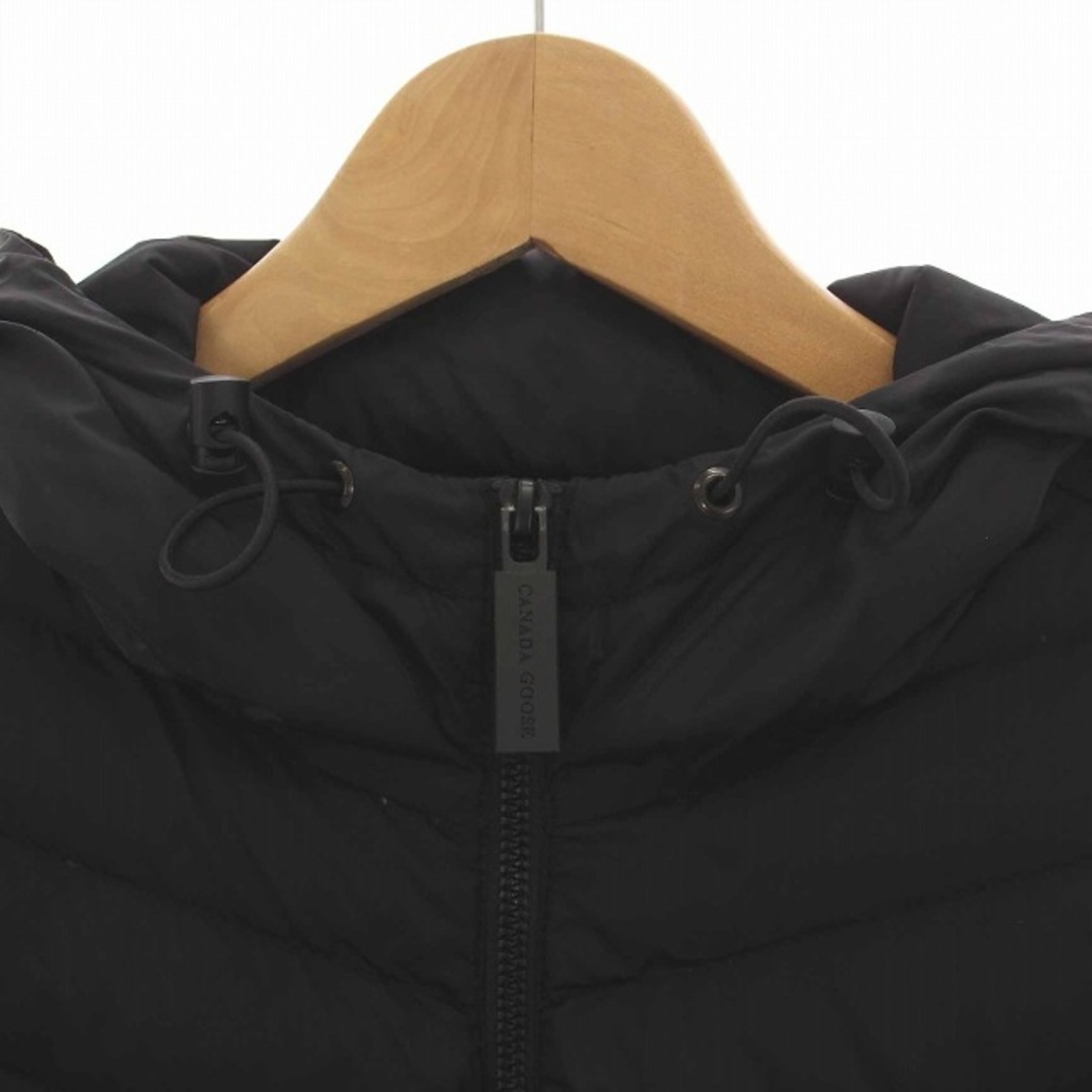 CANADA GOOSE(カナダグース)のCANADA GOOSE ダウン ニット ジャケット ナイロン 切替 M 黒 メンズのジャケット/アウター(ダウンジャケット)の商品写真