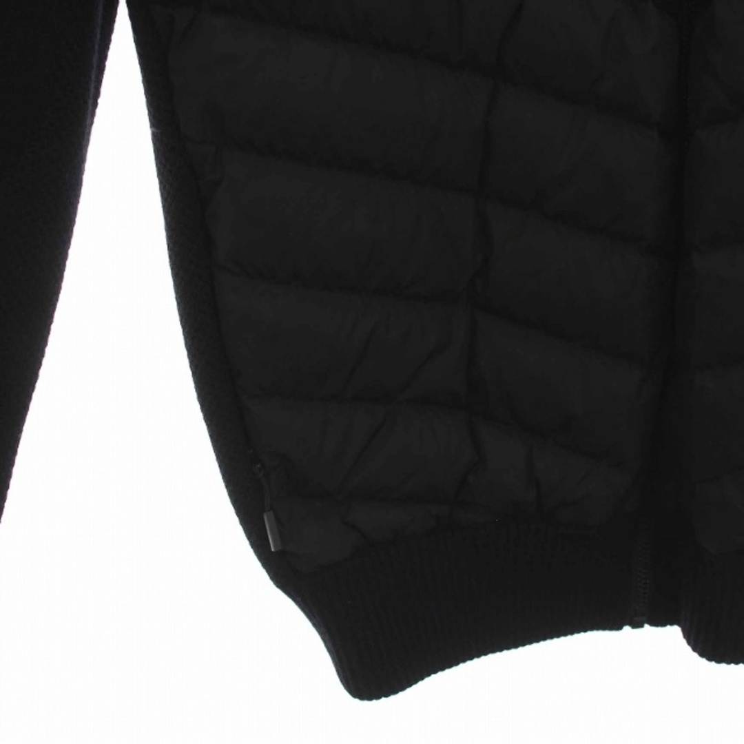 CANADA GOOSE(カナダグース)のCANADA GOOSE ダウン ニット ジャケット ナイロン 切替 M 黒 メンズのジャケット/アウター(ダウンジャケット)の商品写真