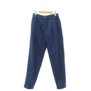 ロペ 23AW テーパードデニムパンツ ジーンズ タック 36 S 紺