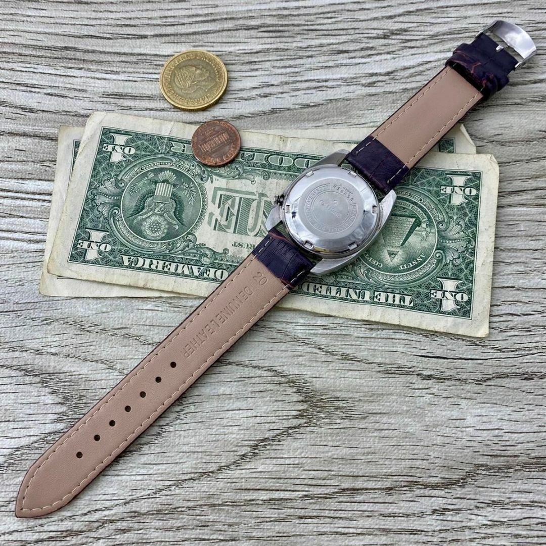 SEIKO(セイコー)の【レトロなミッキー】セイコー メンズ腕時計 オレンジ 自動巻き ヴィンテージ メンズの時計(腕時計(アナログ))の商品写真