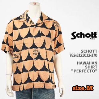 タグ付き ショット Schott レーヨン ハワイアン シャツ shirt M