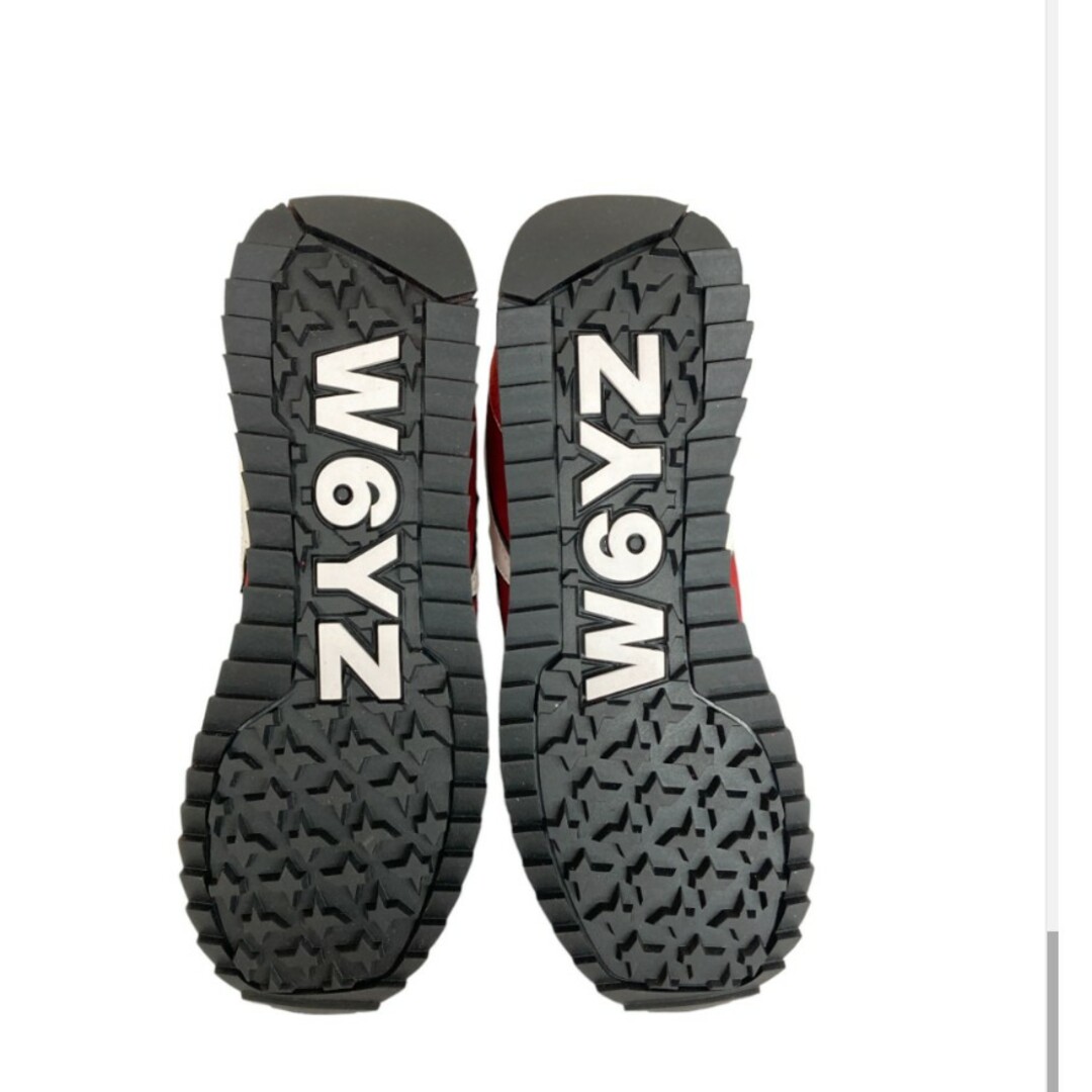 未使用 W6YZ ウィズ スニーカー 靴 シューズ レッド 24.5cm レディースの靴/シューズ(スニーカー)の商品写真