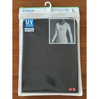 ユニクロ(UNIQLO)のエアリズム　UVカットクルーネックT 長袖(Tシャツ(長袖/七分))