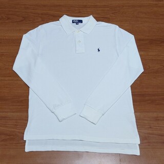 ラルフローレン(Ralph Lauren)のラルフローレン ポロシャツ ブラウス   長袖 白 お受験 フォーマル 150(ブラウス)