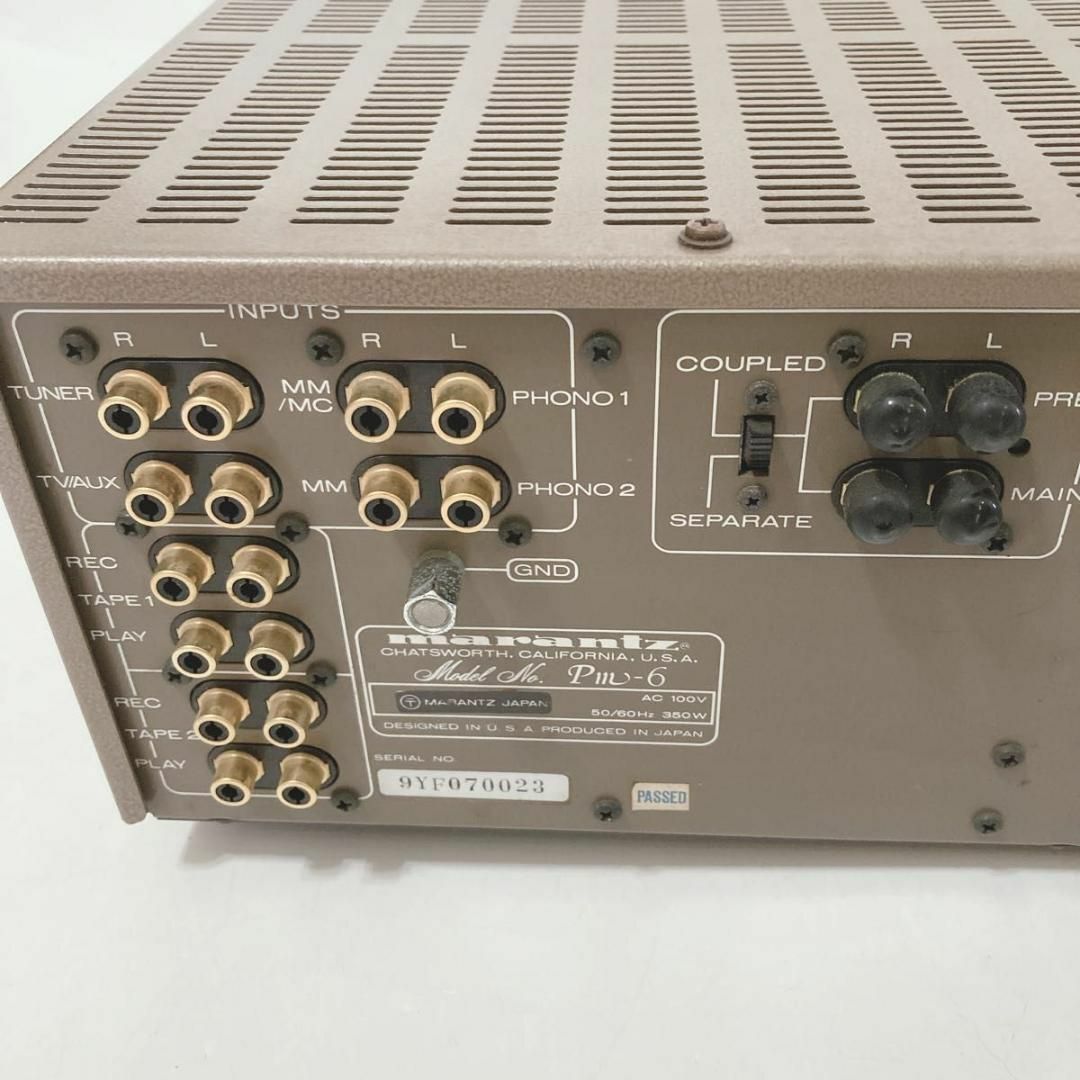 marantz(マランツ)のmarantz マランツ PM-6 プリメインアンプ ジャンク スマホ/家電/カメラのオーディオ機器(アンプ)の商品写真