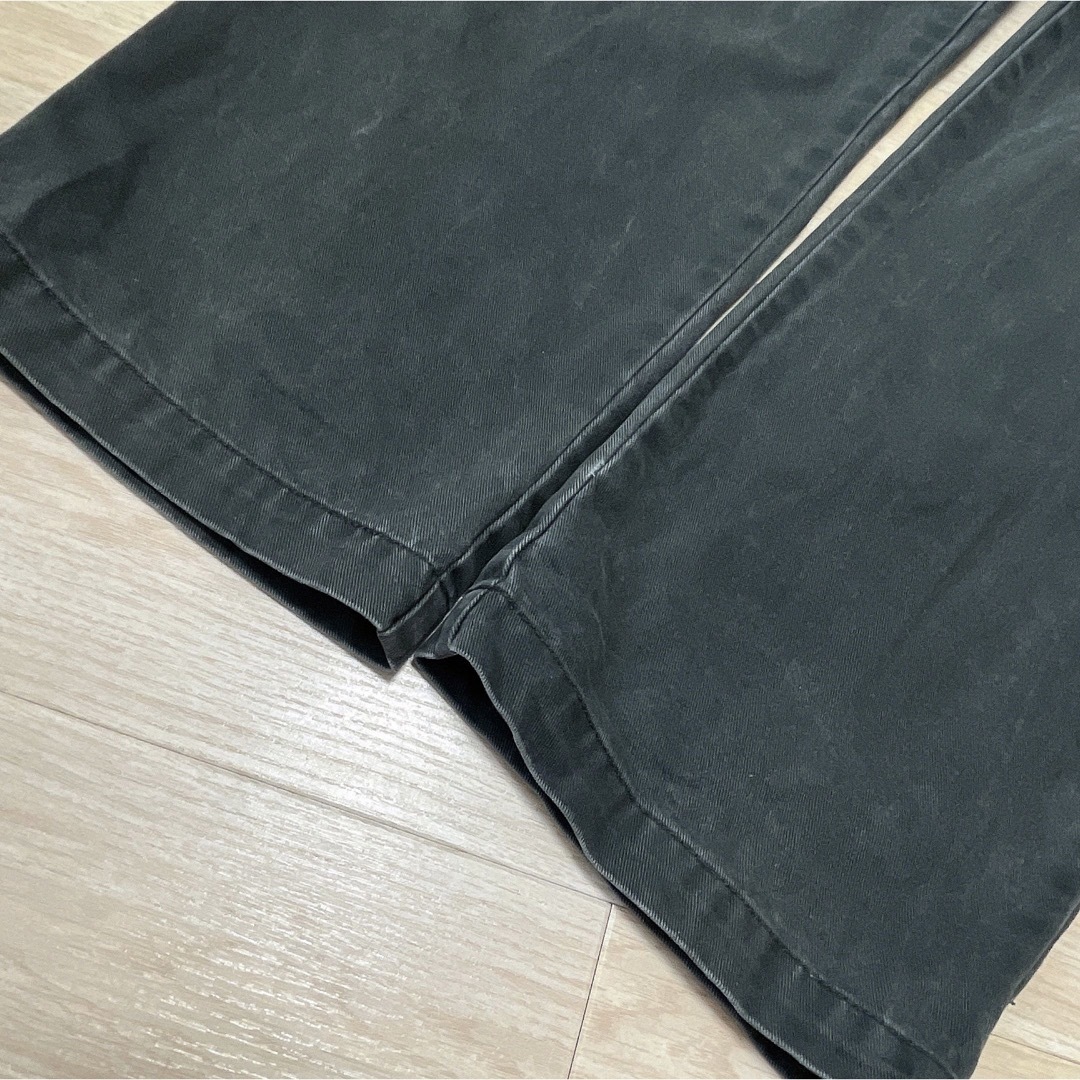 Levi's(リーバイス)のDOCKERS　デニム　コットンパンツ　ダークグレー　カーキ　W36　USA古着 メンズのパンツ(デニム/ジーンズ)の商品写真