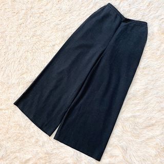 ユナイテッドアローズグリーンレーベルリラクシング(UNITED ARROWS green label relaxing)のユナイテッドアローズ　ワイドパンツ　レディース　グレー　ネイビー　36(カジュアルパンツ)