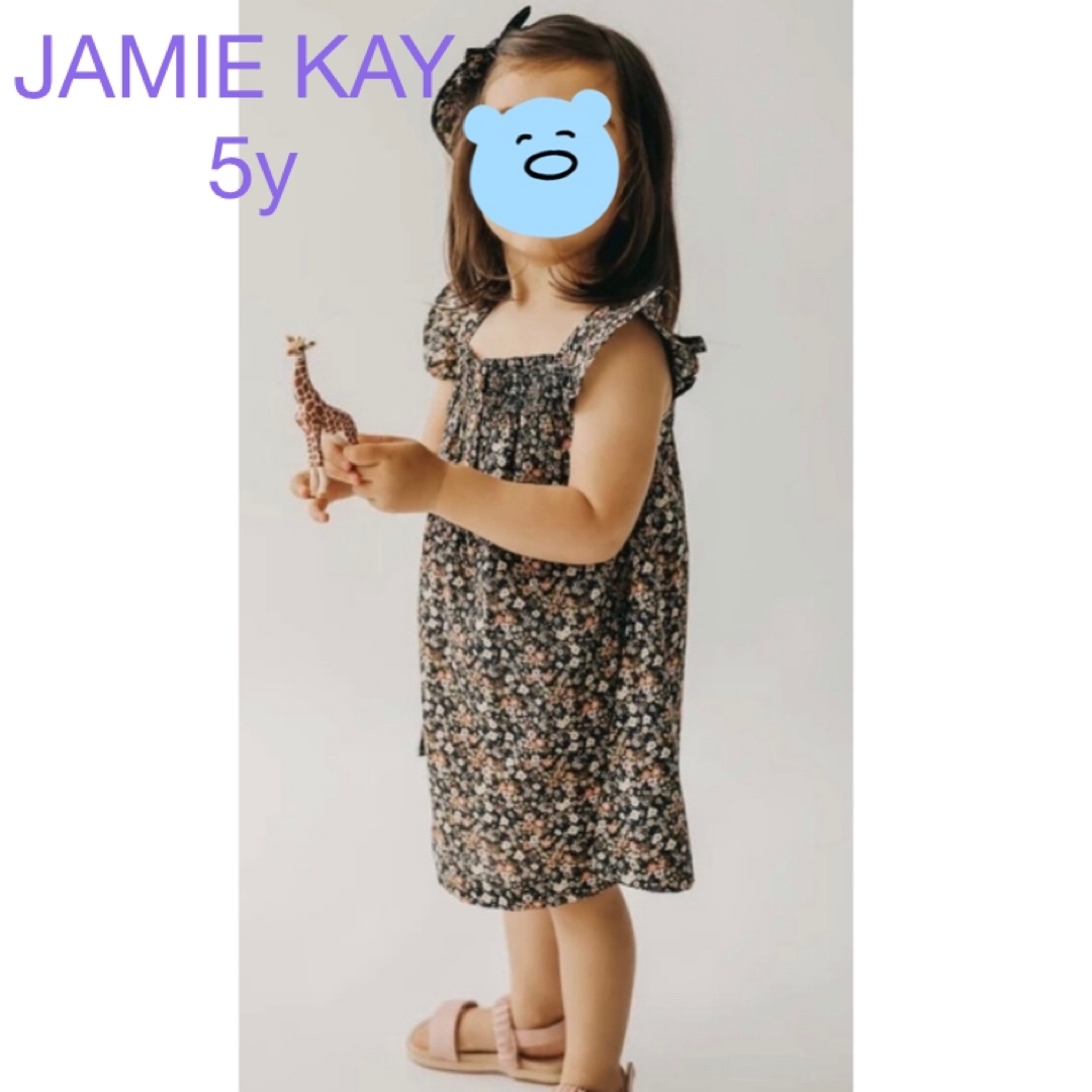 JAMIE KAY 5y ワンピース　黒 キッズ/ベビー/マタニティのキッズ服女の子用(90cm~)(ワンピース)の商品写真