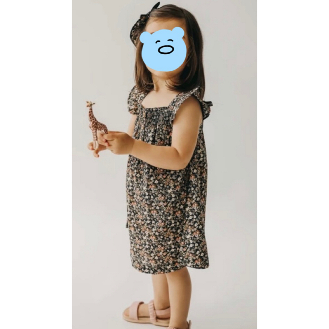 JAMIE KAY 5y ワンピース　黒 キッズ/ベビー/マタニティのキッズ服女の子用(90cm~)(ワンピース)の商品写真