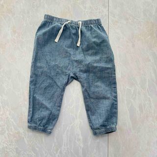 ベビーギャップ(babyGAP)の美品　ベビーギャップ　GAP パンツ　デニム　モンキー　80 12M 18M(パンツ)