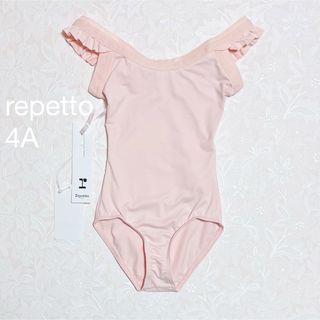 repetto - repetto レペット フリル レオタード キッズ4A ピンク  新品･未使用