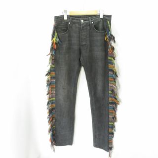 ALCHEMIST 23ss FRINGE BLACK JEANS AL-S23-0000-053  Size- 30 (デニム/ジーンズ)