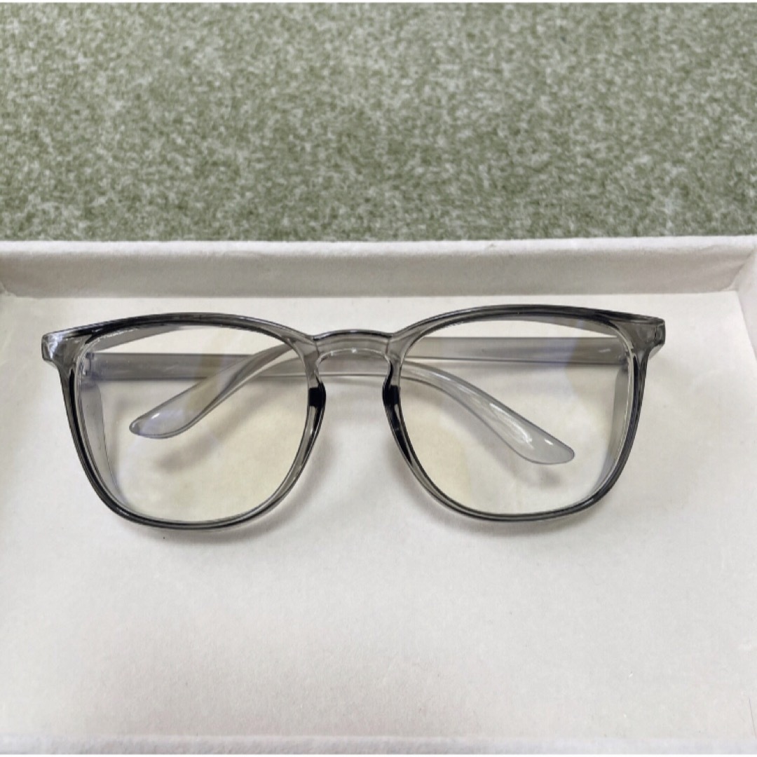 メガネ　UVカット　花粉症　花粉対策　保護メガネ　ブルーライト　防塵　曇り止め レディースのファッション小物(サングラス/メガネ)の商品写真