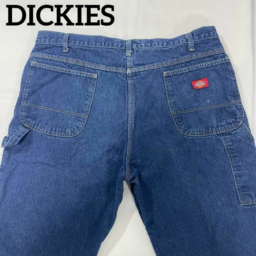Dickies(ディッキーズ)のDICKIES USA古着 ペインターパンツ デニム生地 裏地チェック柄 W40 その他のその他(その他)の商品写真