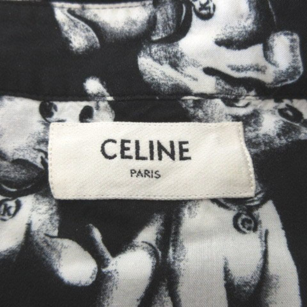 celine(セリーヌ)のセリーヌ 22SS エイミードリアン Artist Print シャツ 38 黒 メンズのトップス(シャツ)の商品写真