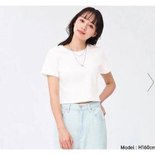 ジーユー(GU)のgu コットンミニtシャツ(Tシャツ(半袖/袖なし))