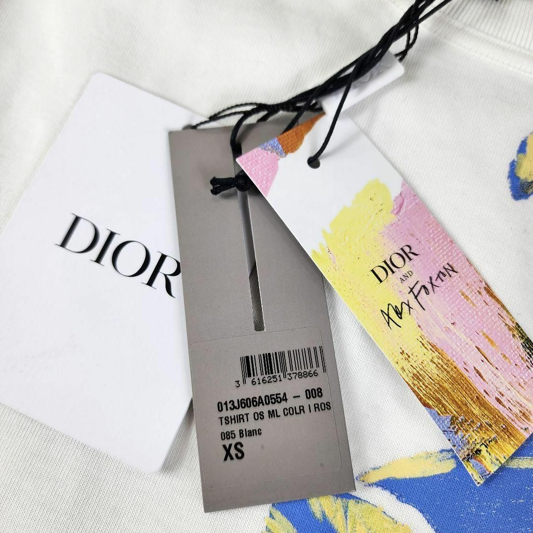 DIOR HOMME(ディオールオム)の【未使用タグ付き】 ディオールオム　アレックス　コラボ　長袖　Tシャツ　花柄 メンズのトップス(Tシャツ/カットソー(半袖/袖なし))の商品写真