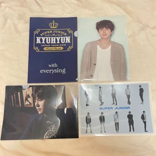 スーパージュニア(SUPER JUNIOR)のキュヒョン super junior クリアファイルセット(キャラクターグッズ)