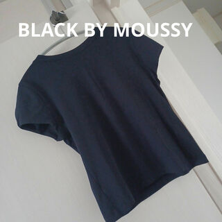 ブラックバイマウジー(BLACK by moussy)のBLACK BY MOUSSY 　ネイビー　トップス(カットソー(半袖/袖なし))