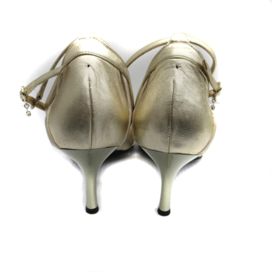 NATURAL BEAUTY(ナチュラルビューティー)のナチュラルビューティー ストラップサンダル ハイヒール ピンヒール ベージュ レディースの靴/シューズ(サンダル)の商品写真