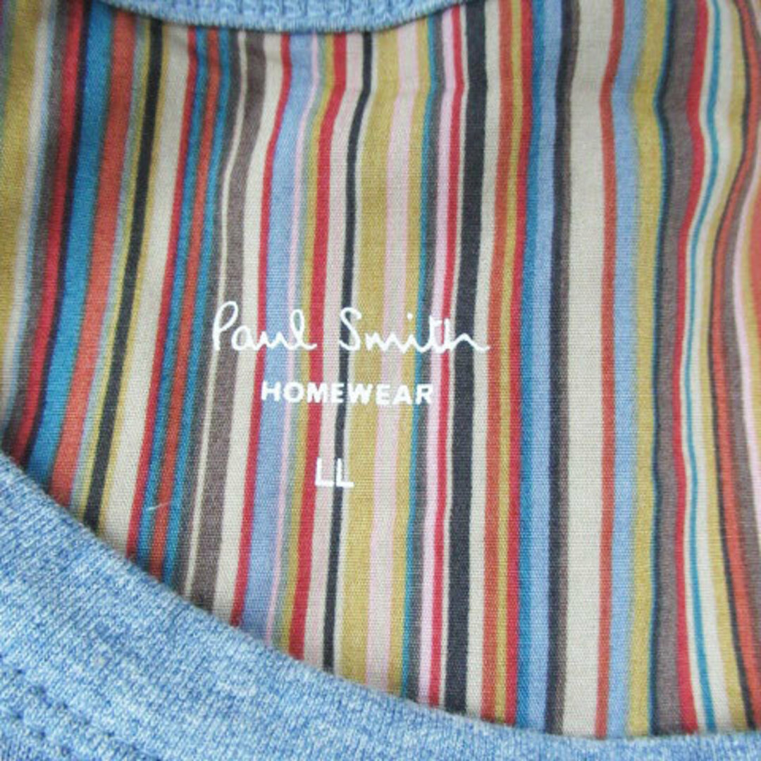 Paul Smith(ポールスミス)のポールスミス ルームウェア Tシャツ カットソー 半袖 無地 LL 水色 メンズのメンズ その他(その他)の商品写真