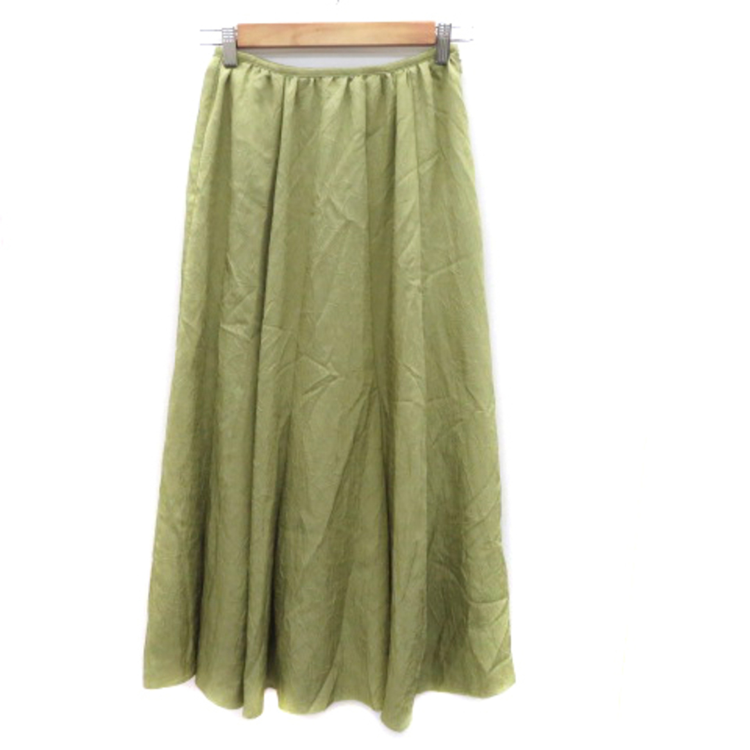 NATURAL BEAUTY BASIC(ナチュラルビューティーベーシック)のナチュラルビューティーベーシック フレアスカート ギャザースカート ロング丈 レディースのスカート(ロングスカート)の商品写真