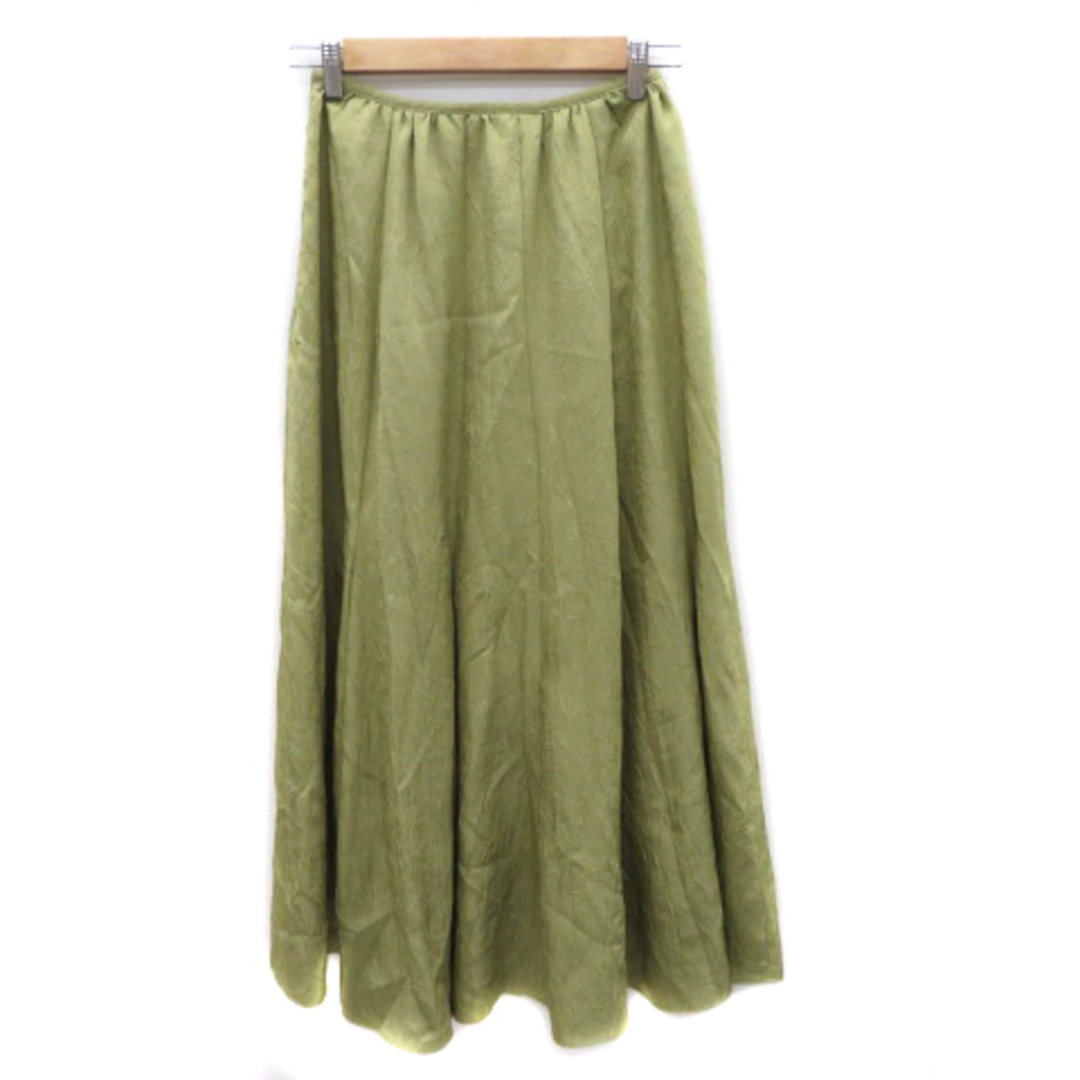 NATURAL BEAUTY BASIC(ナチュラルビューティーベーシック)のナチュラルビューティーベーシック フレアスカート ギャザースカート ロング丈 レディースのスカート(ロングスカート)の商品写真