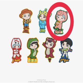 ボウダンショウネンダン(防弾少年団(BTS))の新品！TinyTAN＊TOY STORY マグネット SUGA ユンギ(キャラクターグッズ)