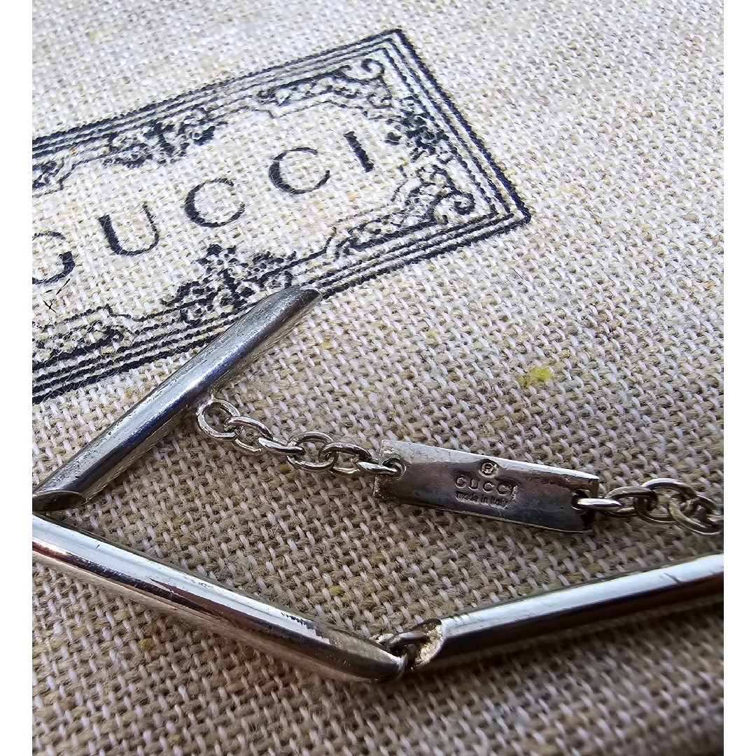 GUCCI - 【超レア廃盤品】OLD GUCCI スティック チェーン GUCCI - 【超レア廃盤品】OLD GUCCI スティック チェーン