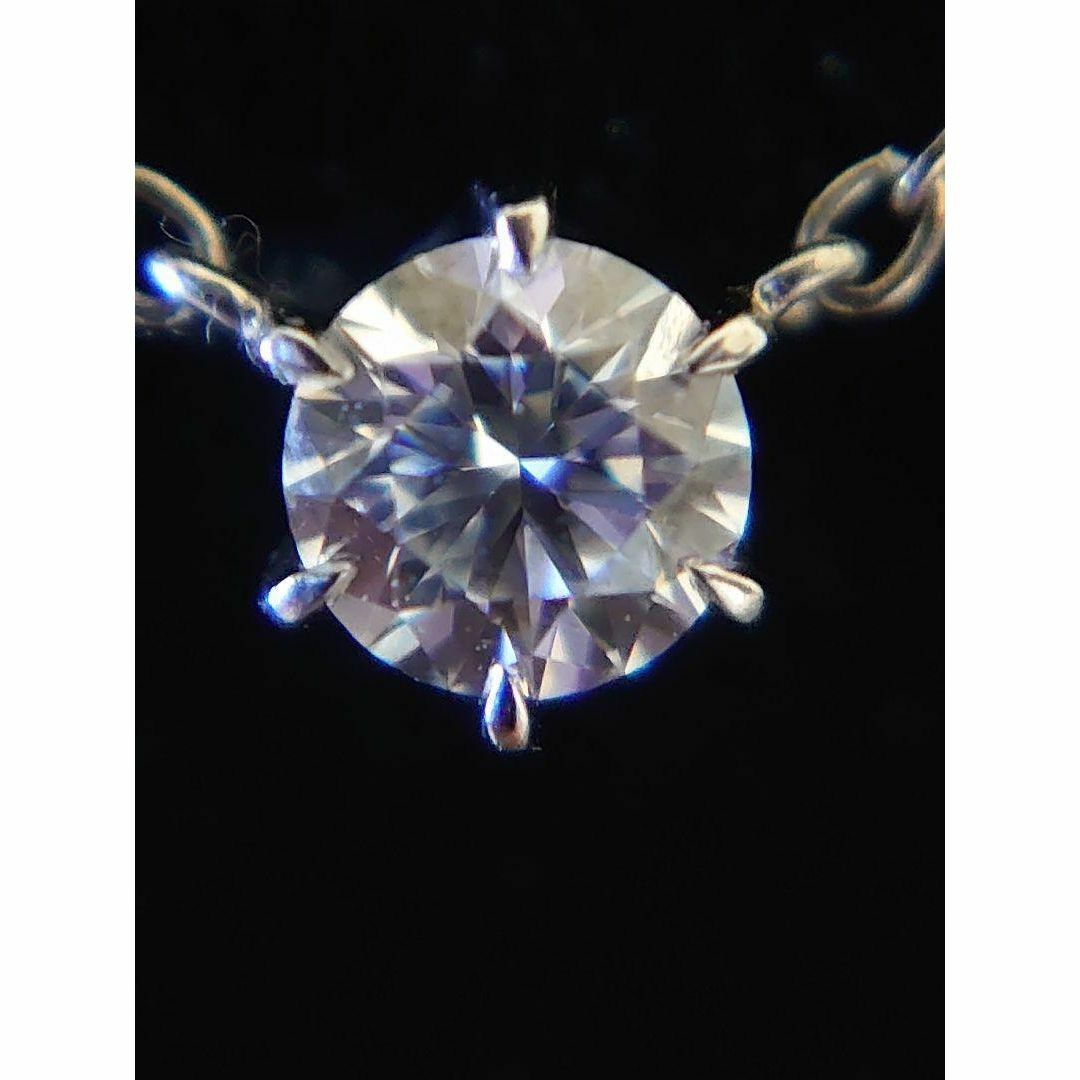 STAR JEWELRY(スタージュエリー)の【スタージュエリー】プラチナ 天然ダイヤモンド0.2ct 一粒ネックレス レディースのアクセサリー(ネックレス)の商品写真